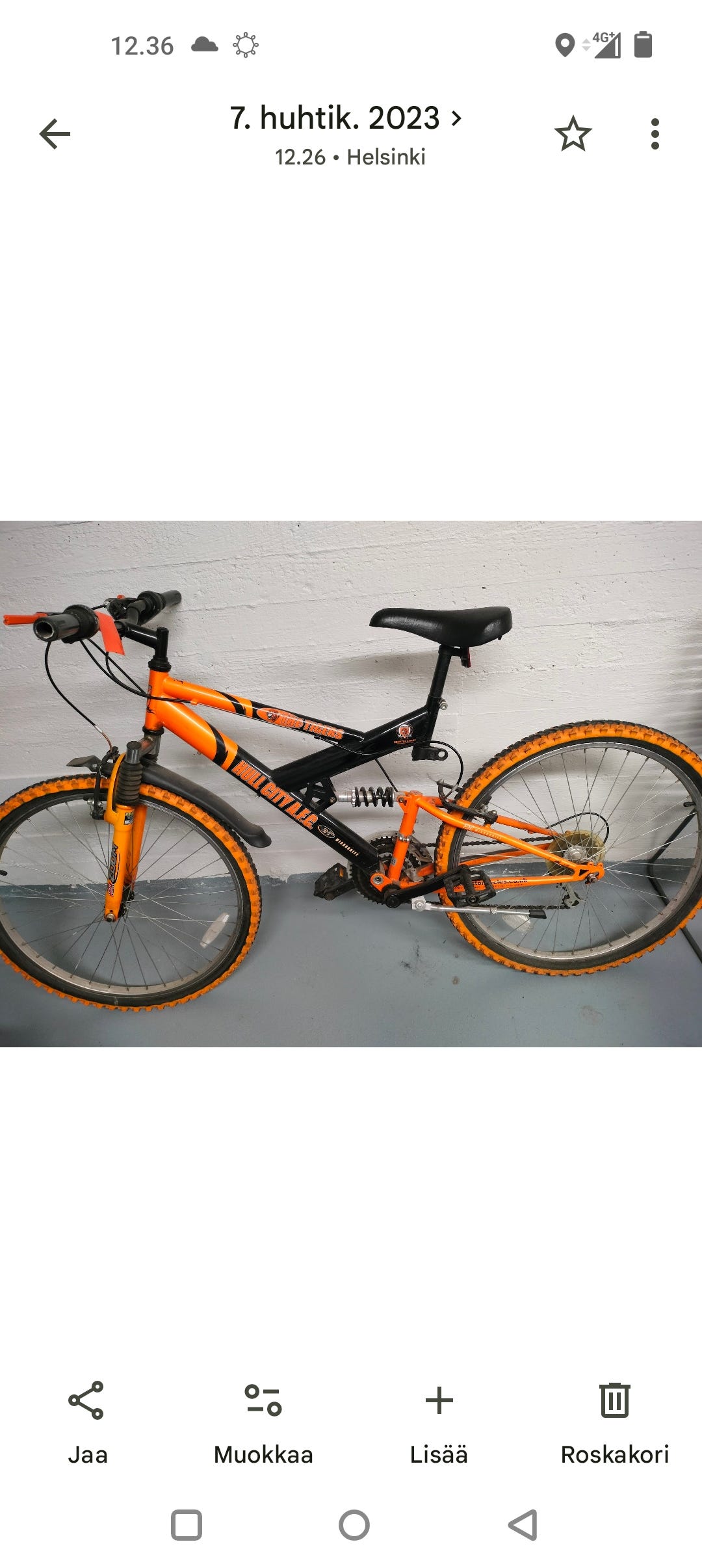 Hull City AFC maastopyörä oranssi/musta unisex