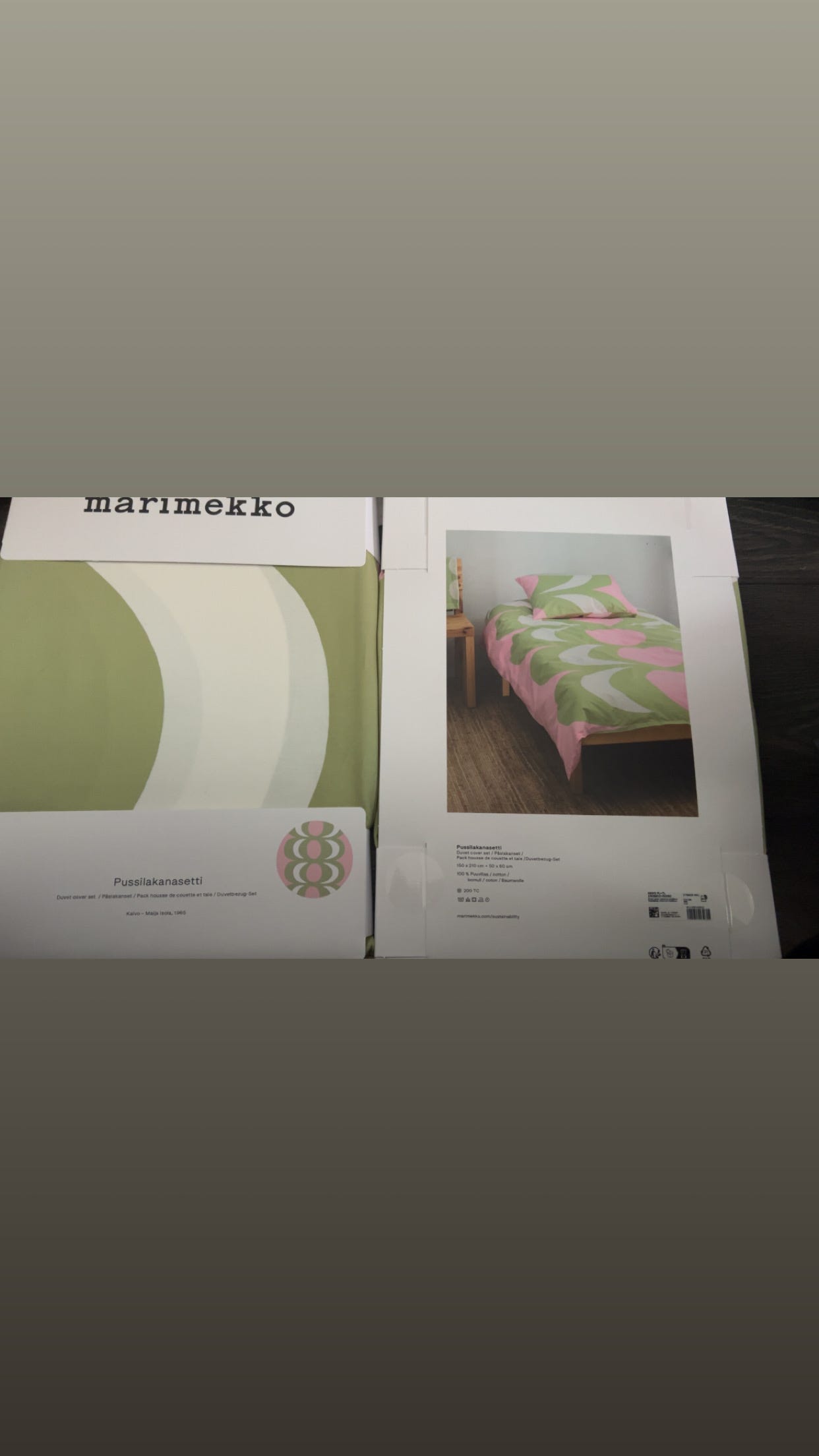 Marimekko kaivo pussilakanat