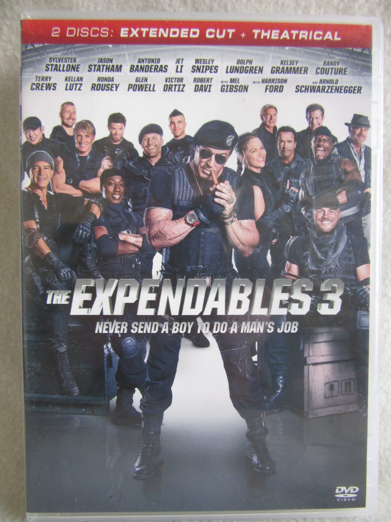 The Expendables 3 tupla dvd