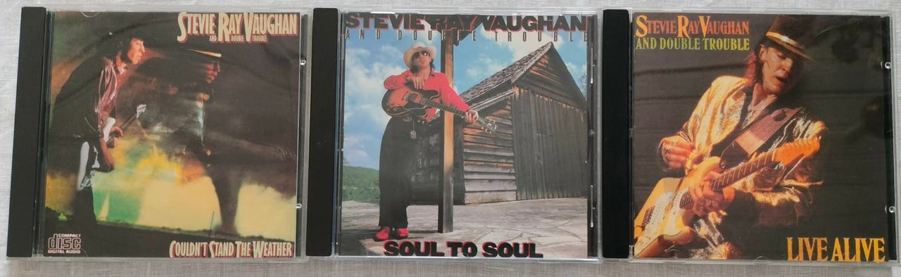 Stevie Ray Vaughan – 3 CD-levyä