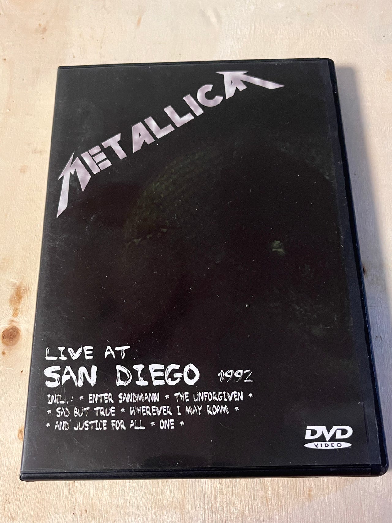 Metallica Live at San Diego 1992 DVD | Tori