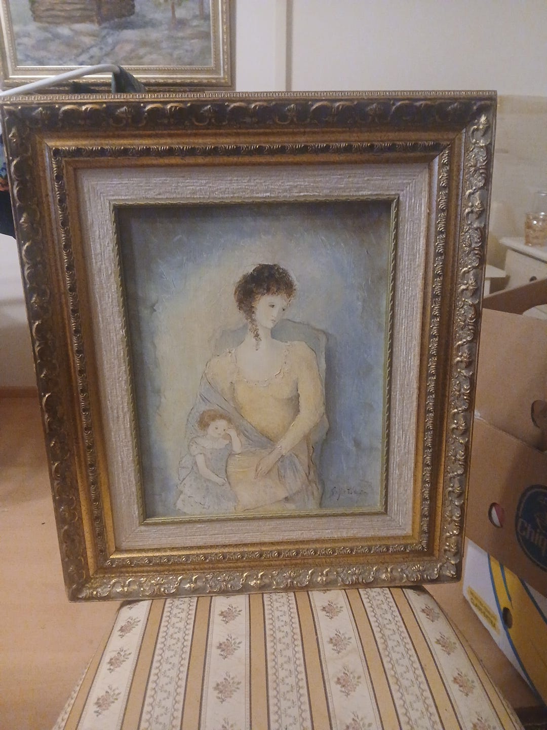 Seija Heljo öljyvärityö 47x54cm