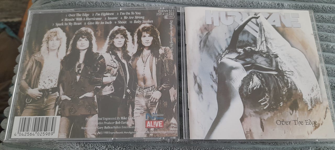 Hurricane – Over The Edge CD | Tori