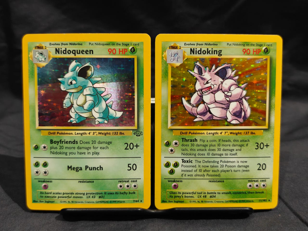 Pokemon Nidoqueen & Nidoking Unlimited Holo Jungle | Tori