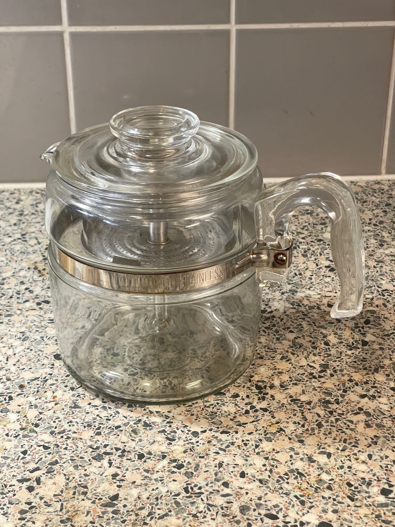 Pyrex perkolaattori kahvipannu 6 cup