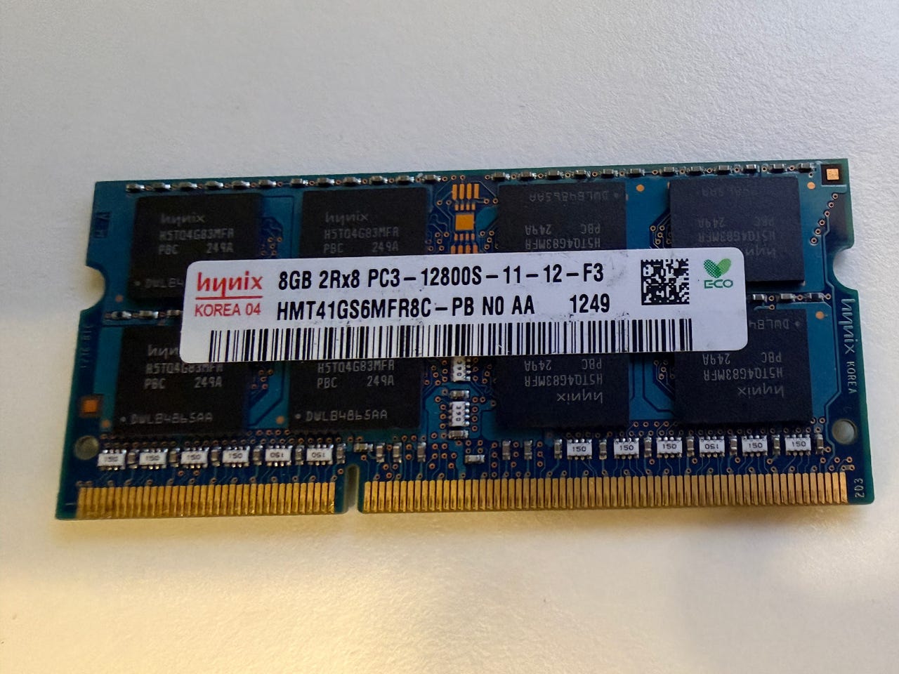 8GB SK Hynix DDR3 1600MHz Läppäriin | Tori