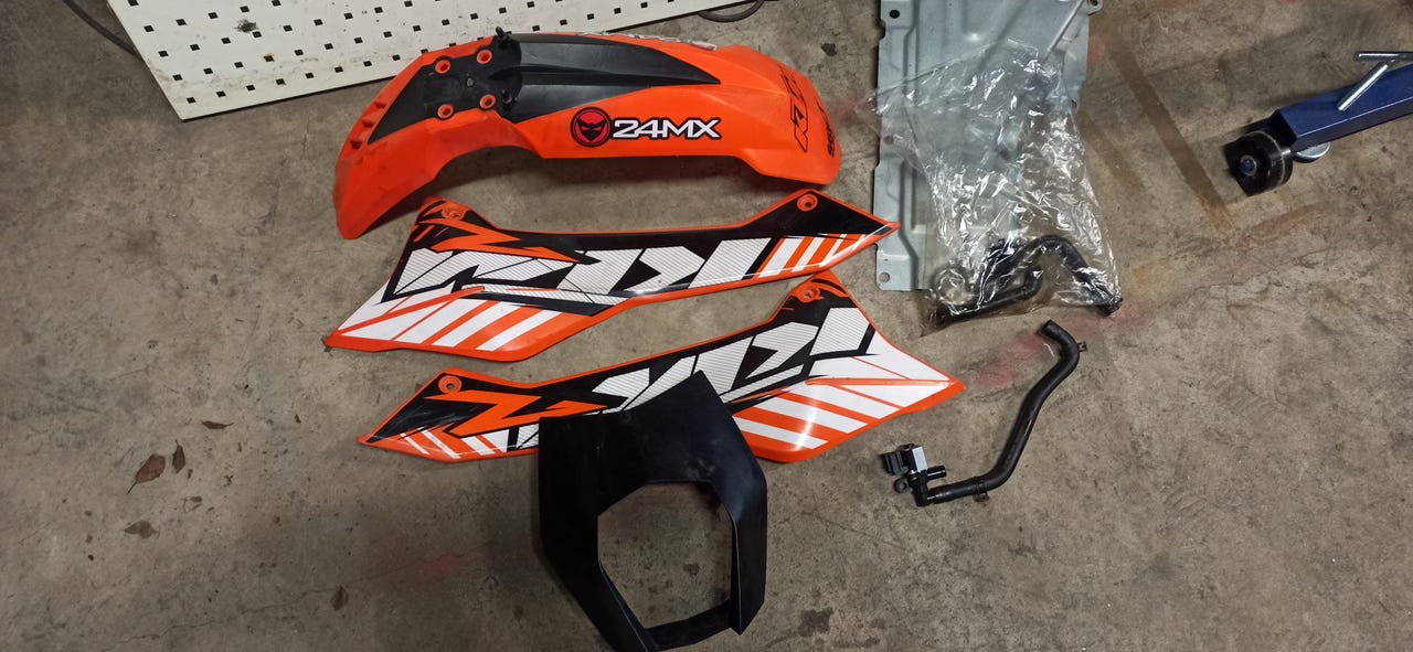 KTM SMC R / Enduro R 690 katteet + maski + lokari