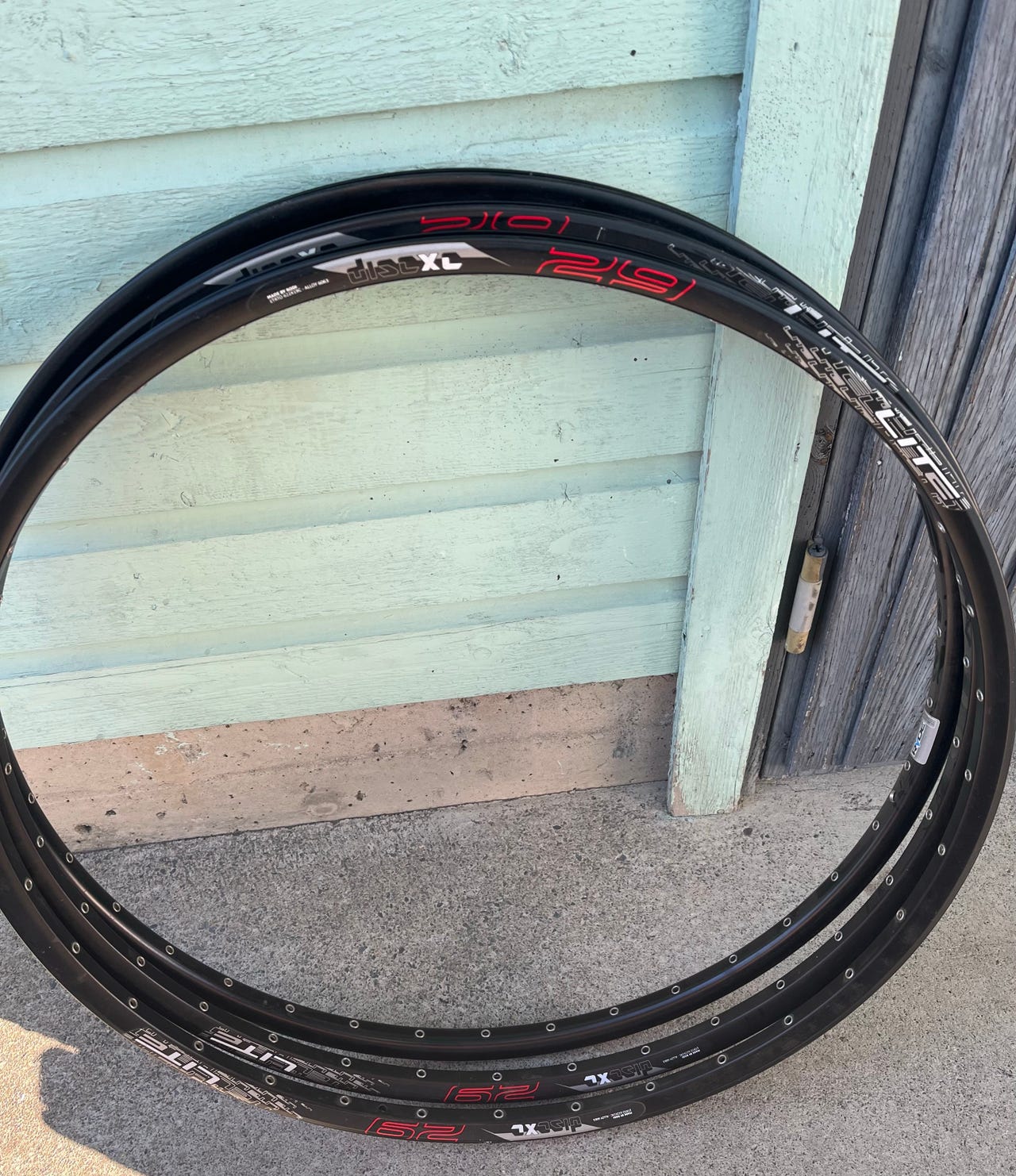 Alexrims Disc XC 26 vanteet musta/hopea