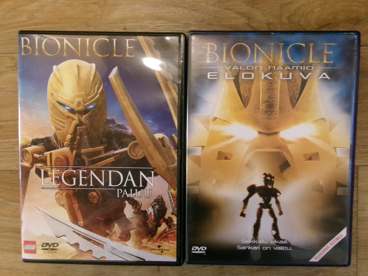 Bionicle Valon naamio ja Legendan paluu dvd:t