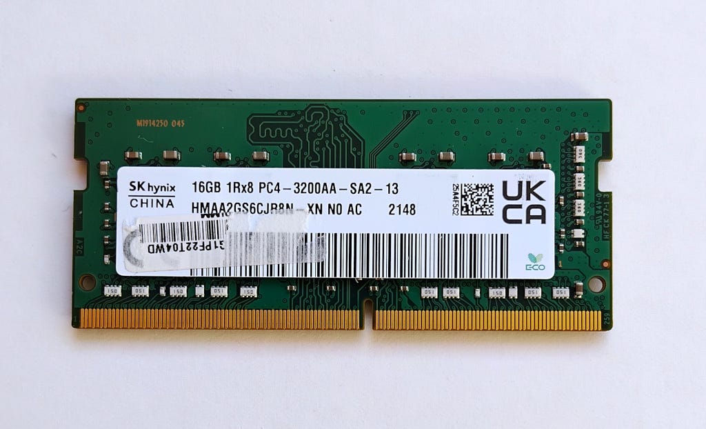 16 GB DDR4 3200 MHz SK Hynix läppäri muistia | Tori