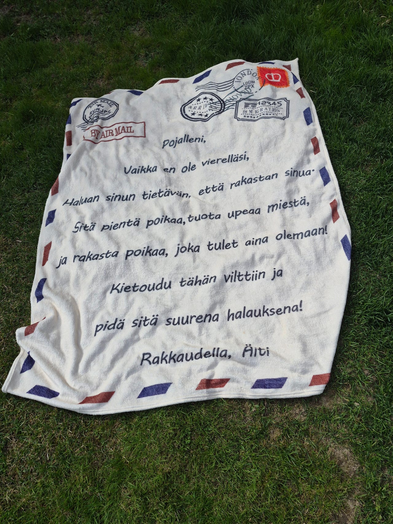 Kirje äidiltä pojalle