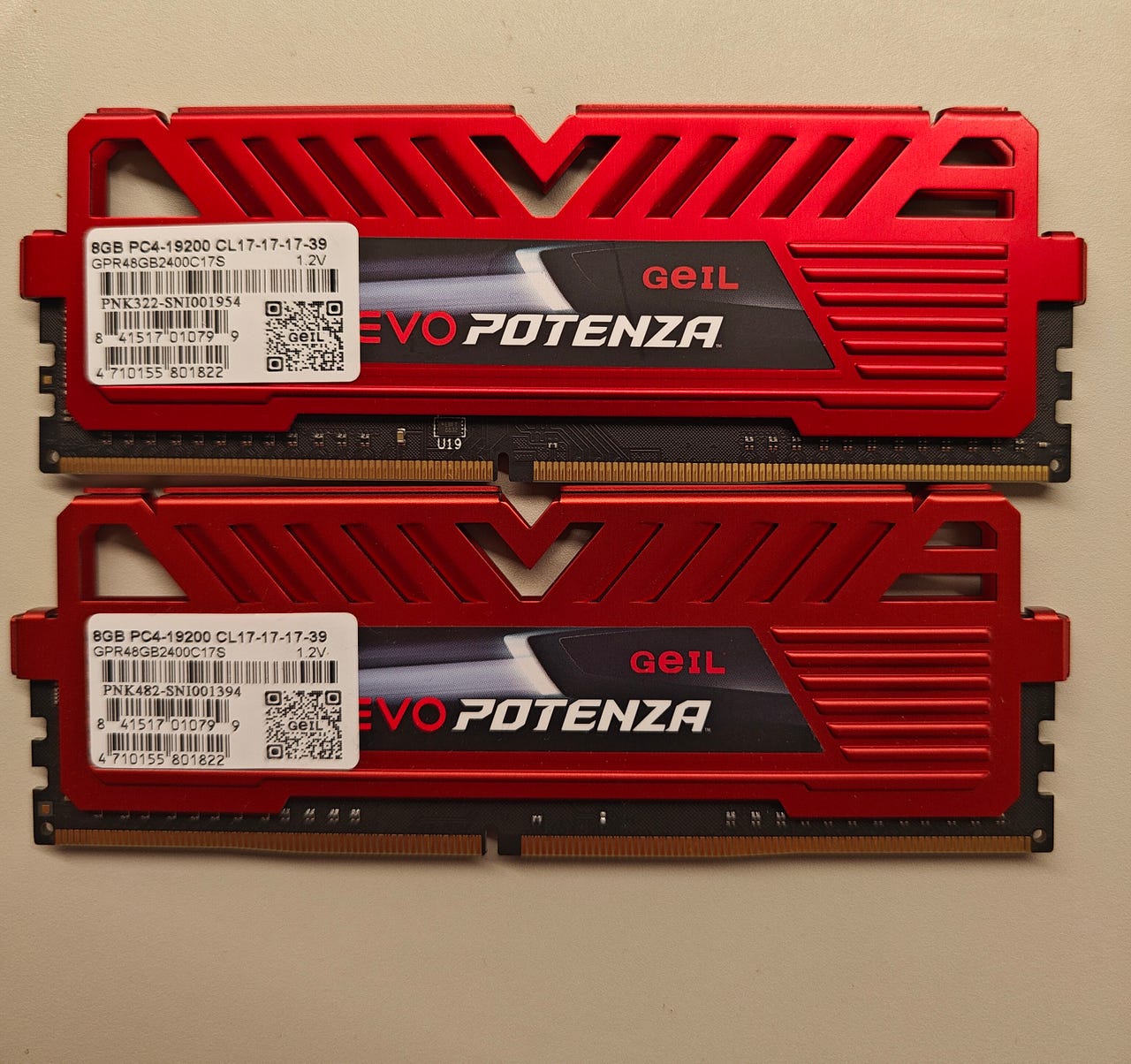GeIL EVO Potenza DDR4 RAM 8GB 2 kpl | Tori