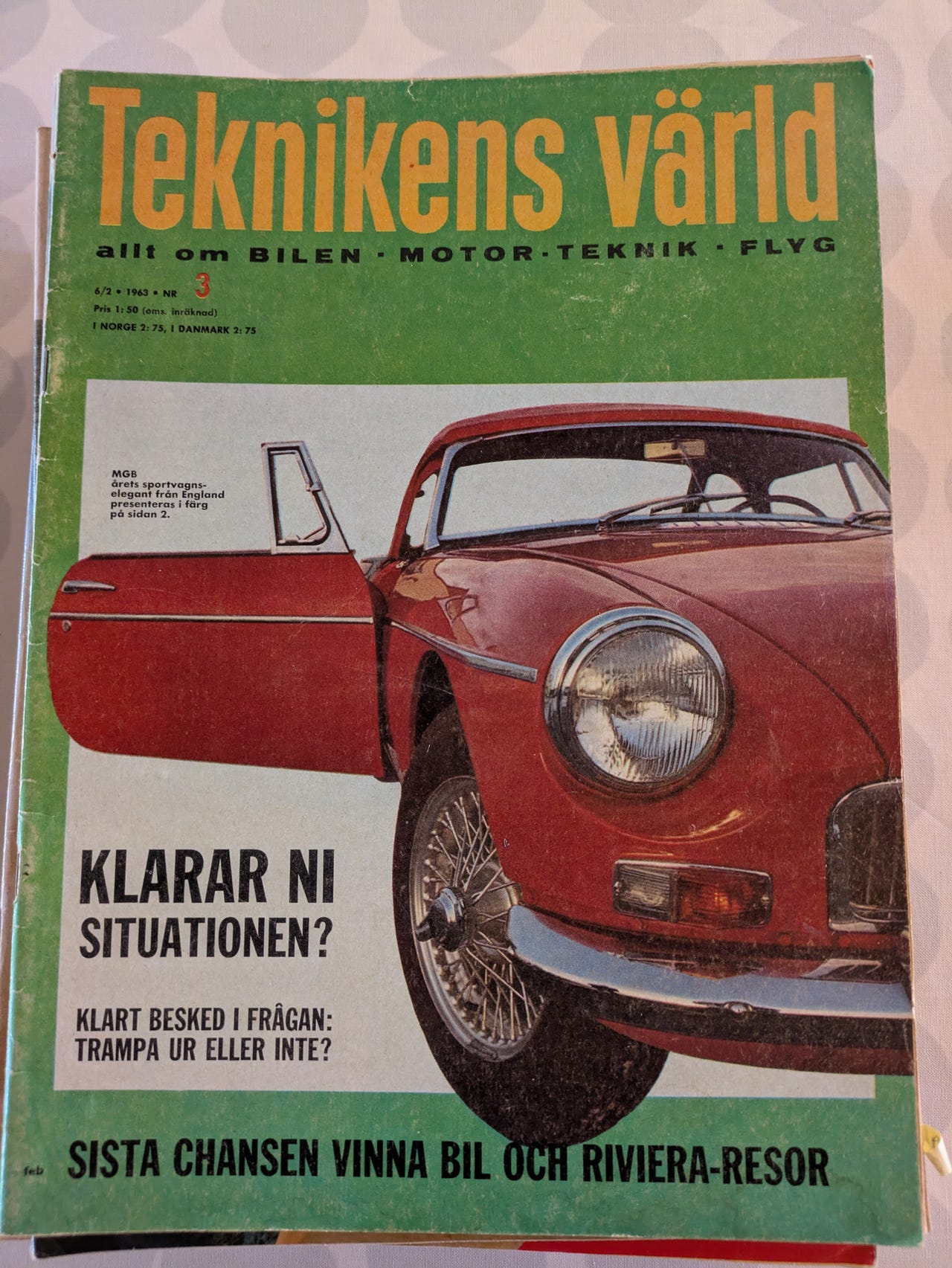 Teknikens värld lehtiä