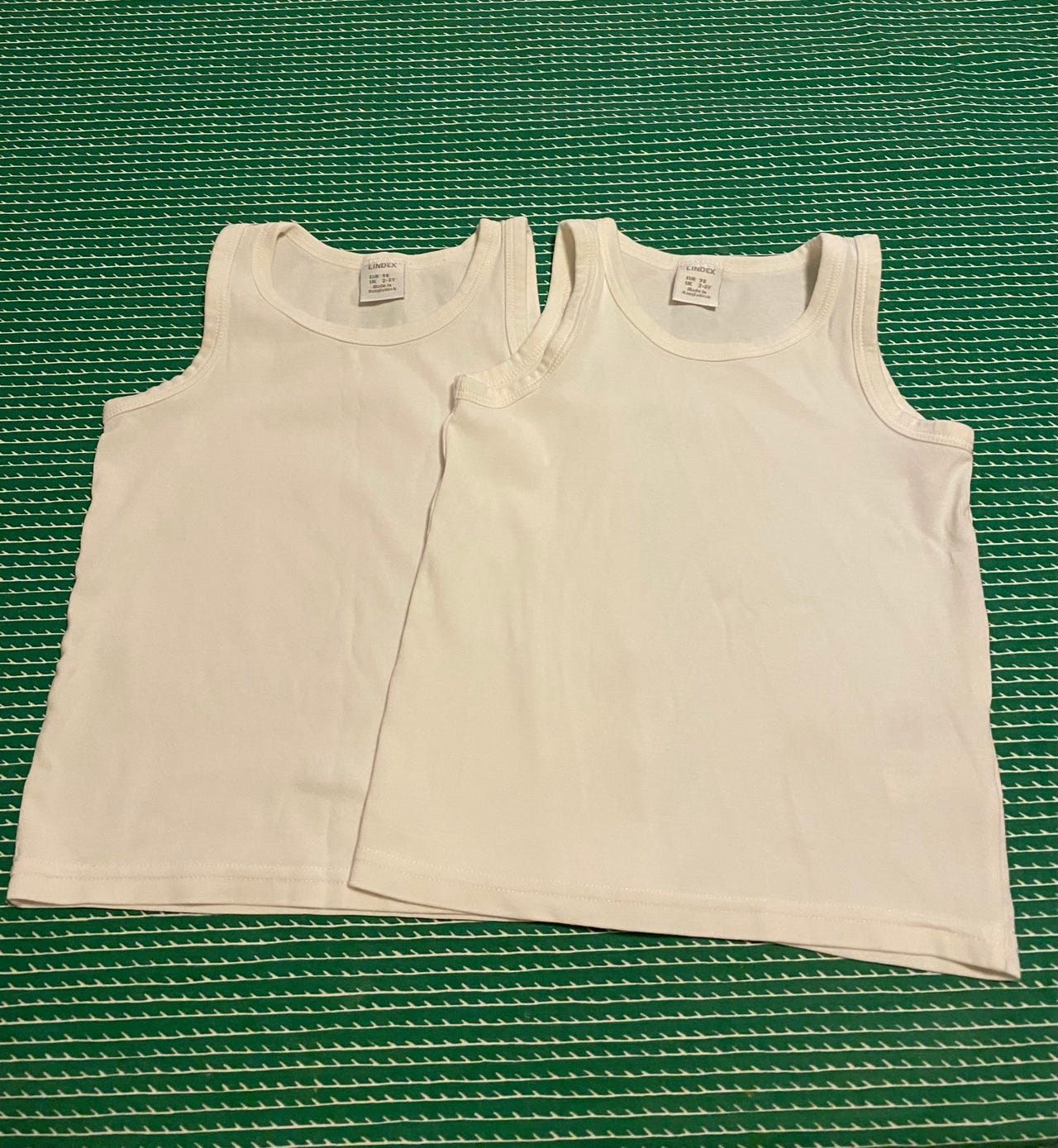 Lindex alustoppi, 2 kpl, koko 98