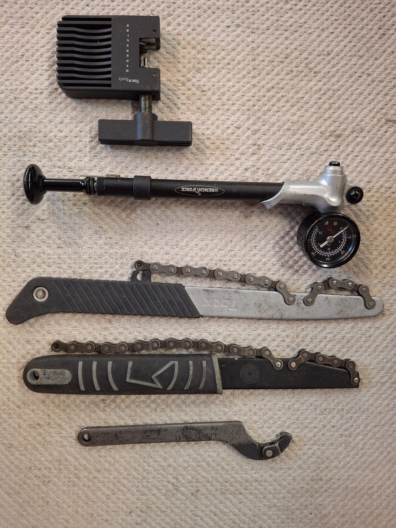Polkupyörä työkaluja, ParkTool, Shimano, yms.