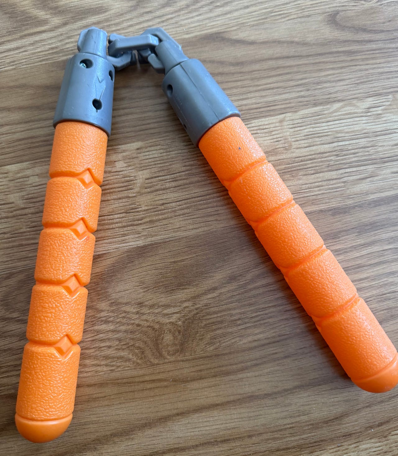 TMNT Michelangelo nunchaku, pehmeää kumia (Playmates Toys)
