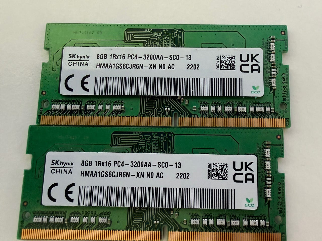 16GB(2x8GB) SK Hynix DDR4 3200 MHz PC4-25600 Läppäriin | Tori