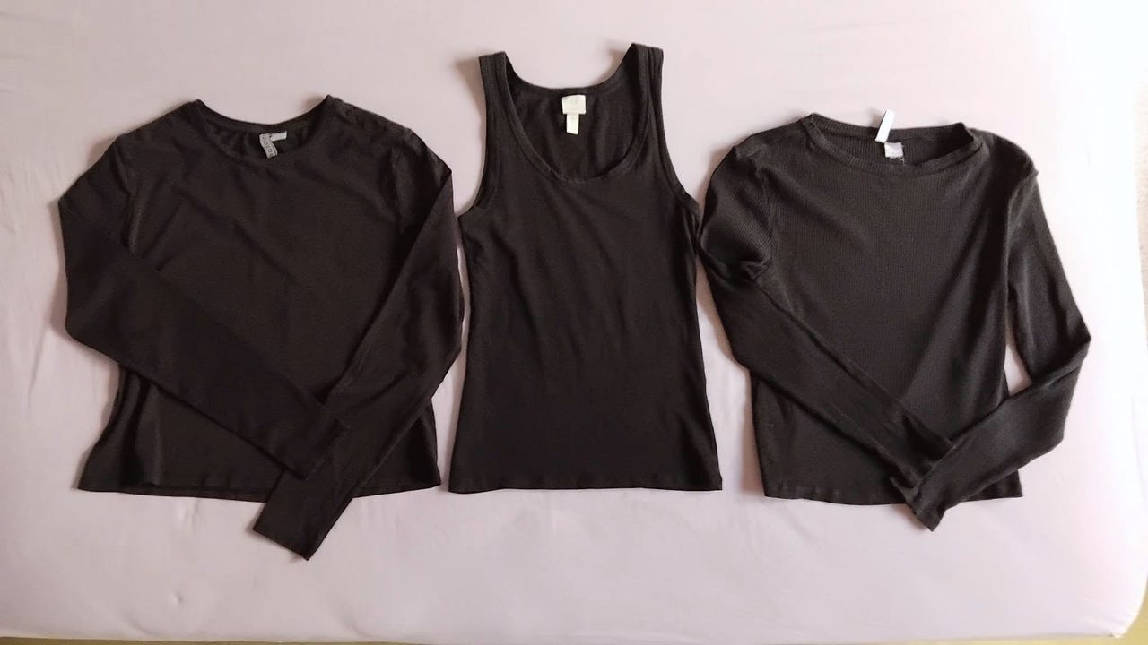 H&M Toppi ja 2 kpl Pitkähihaisia Paidat