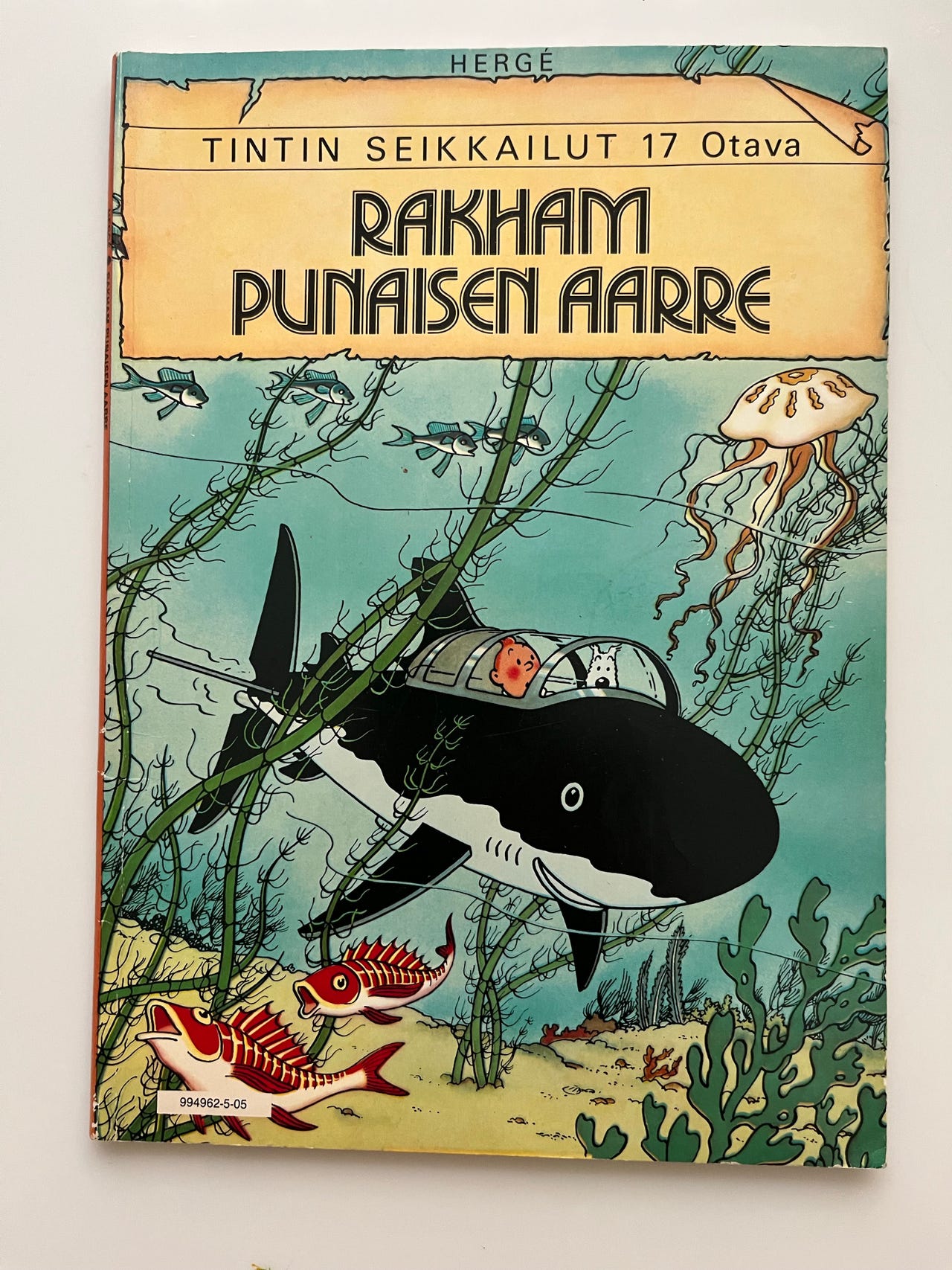 Tintin seikkailut 17. Rakham punaisen aarre