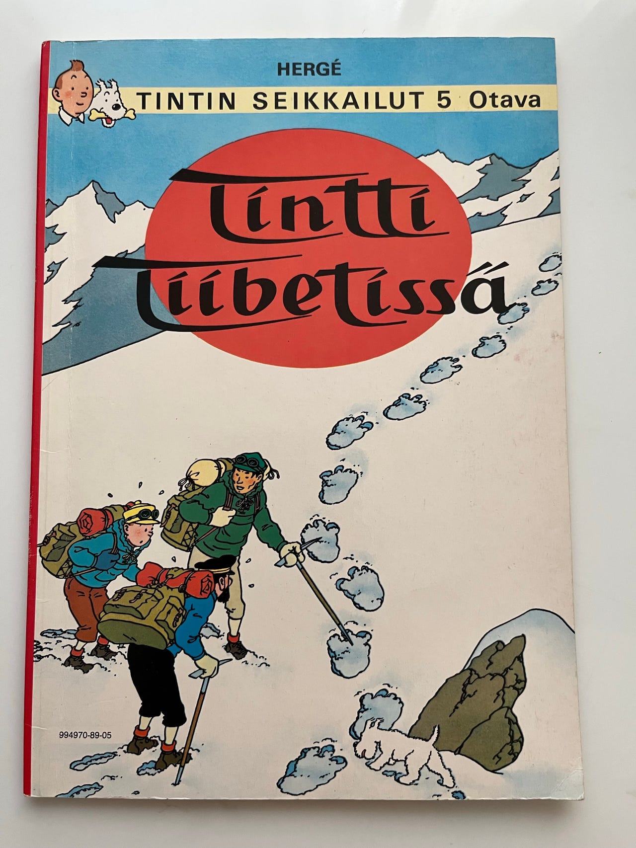 Tintin seikkailut 5. Tintti Tiibetissä