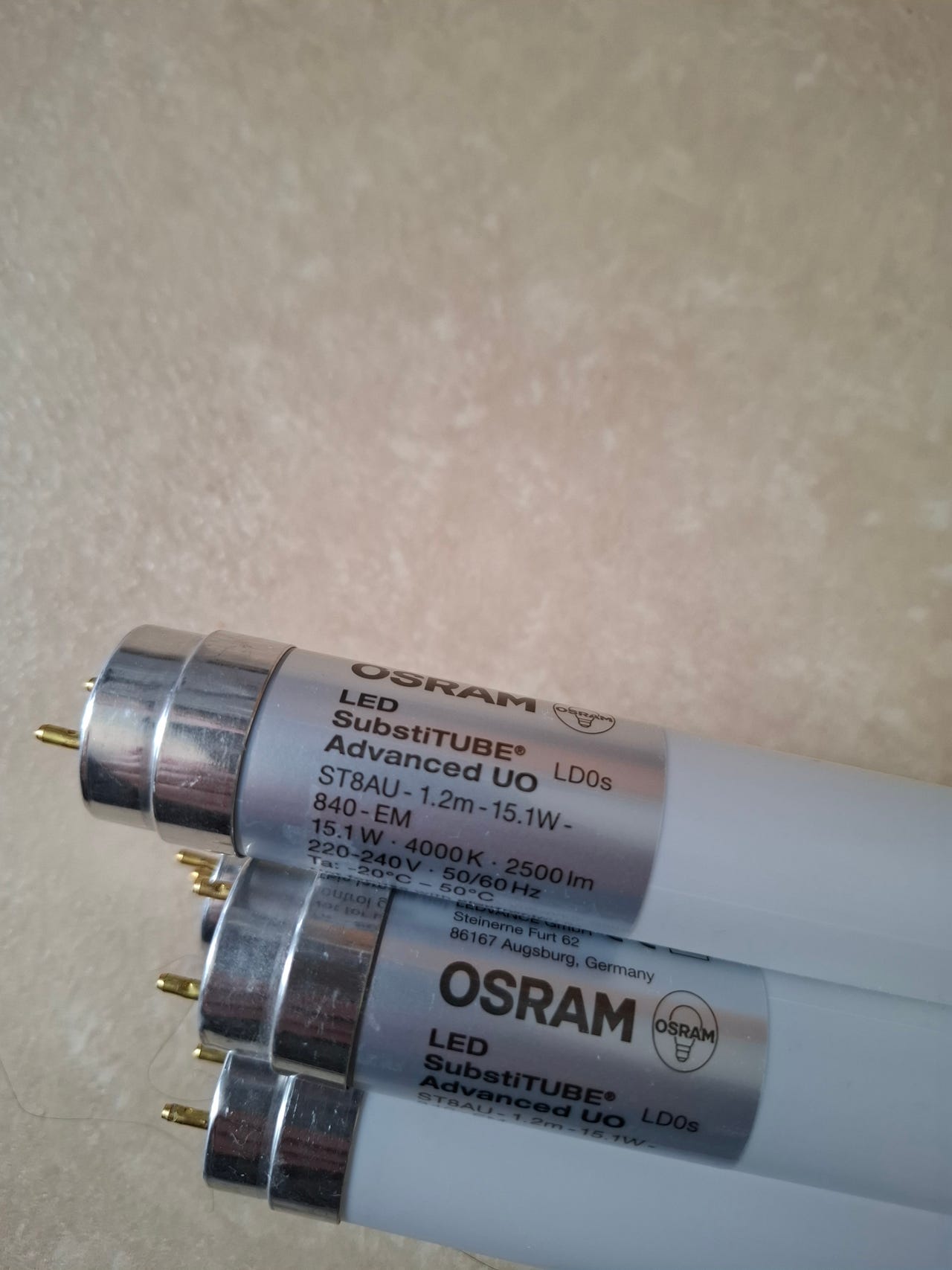 Osram SubstiTUBE Advanced UO LED-loisteputket 1,2 m 4000K