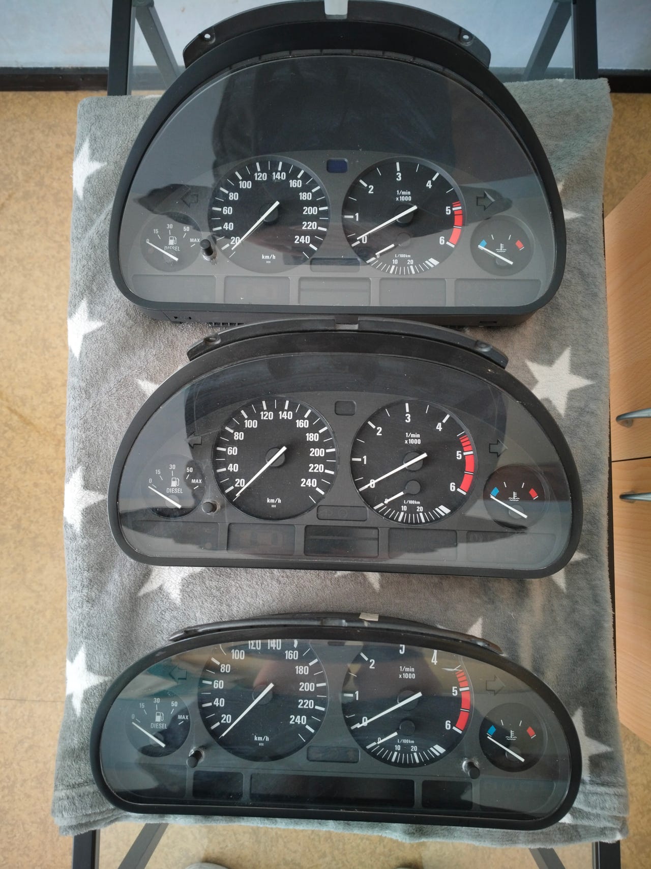 BMW E39 diesel mittaristot
