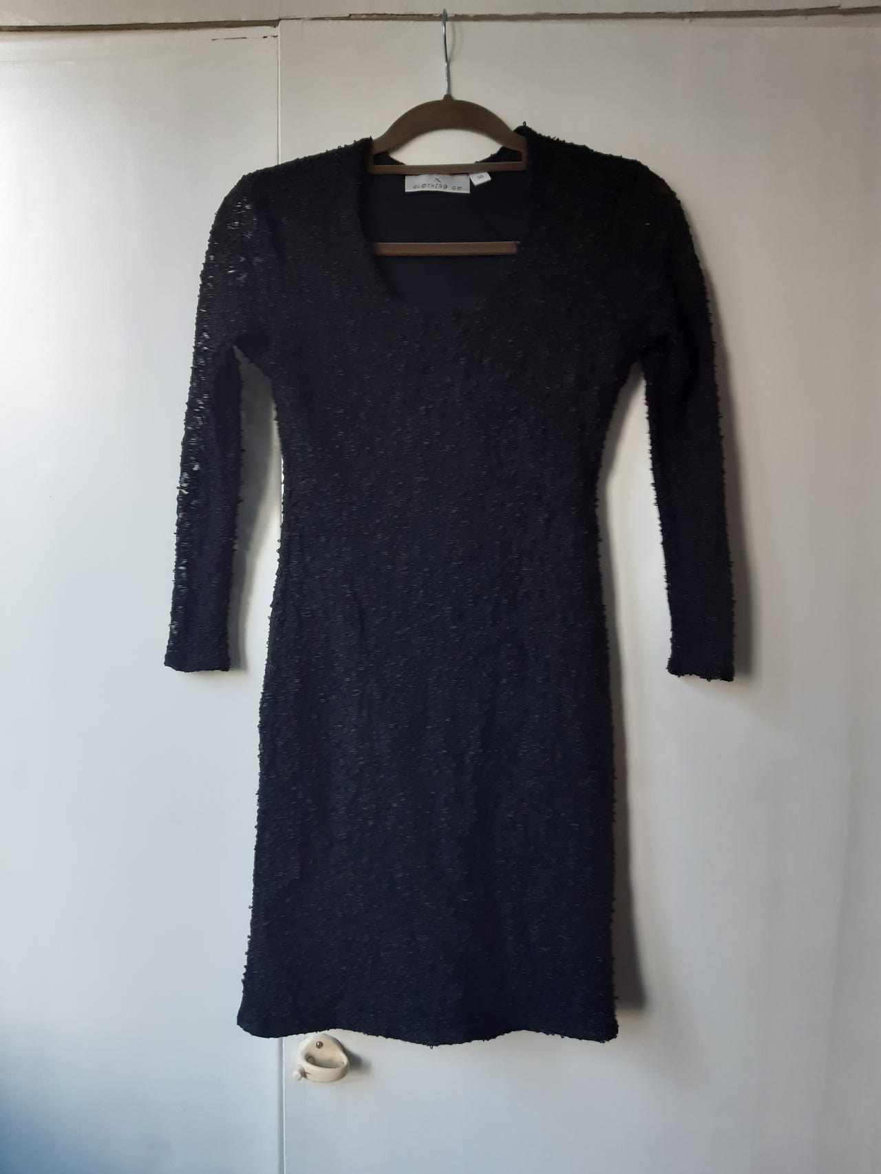 (36-38) X Clothing co. musta pitsimekko