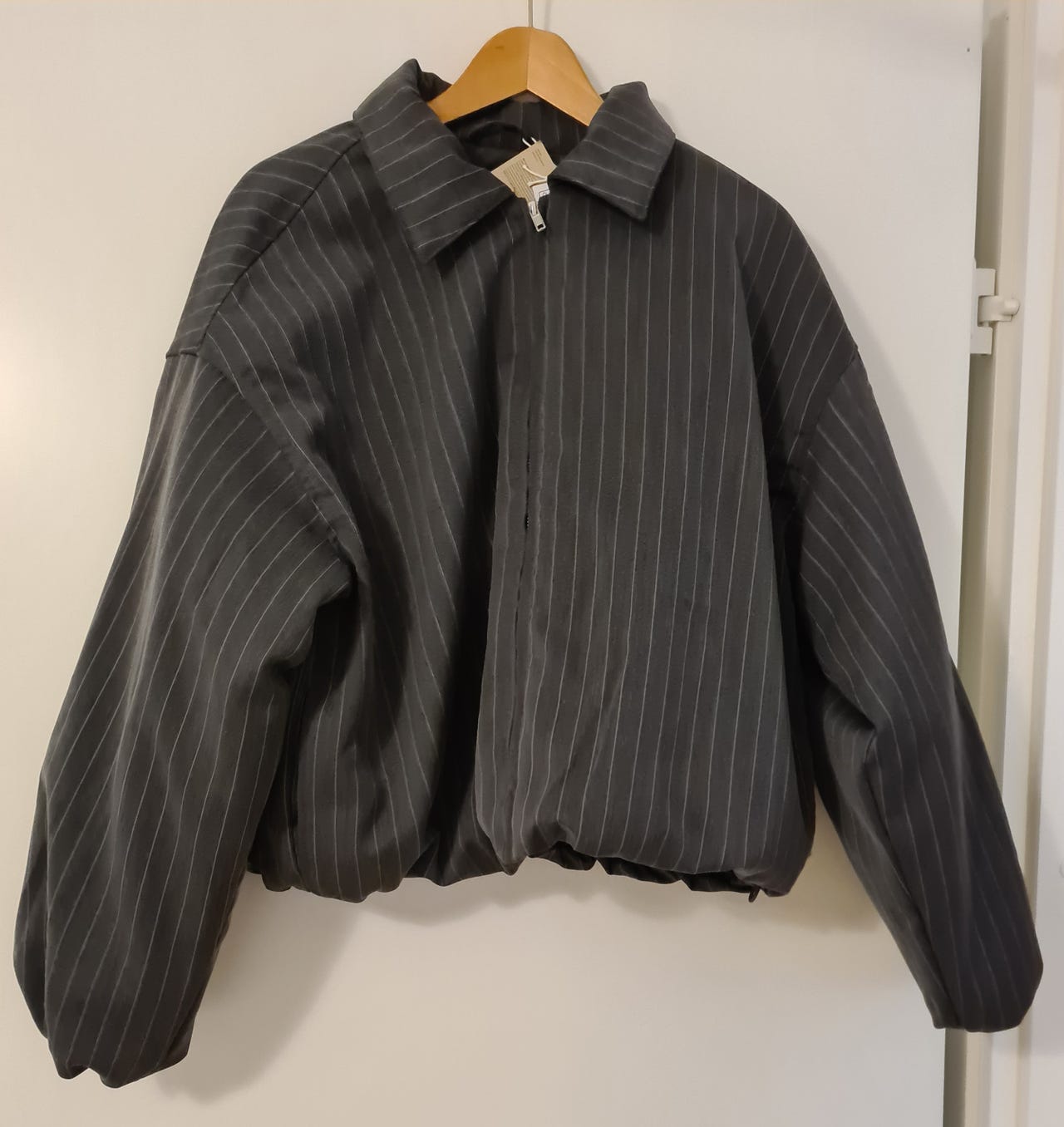Monki takki, padded suiting bomber jacket