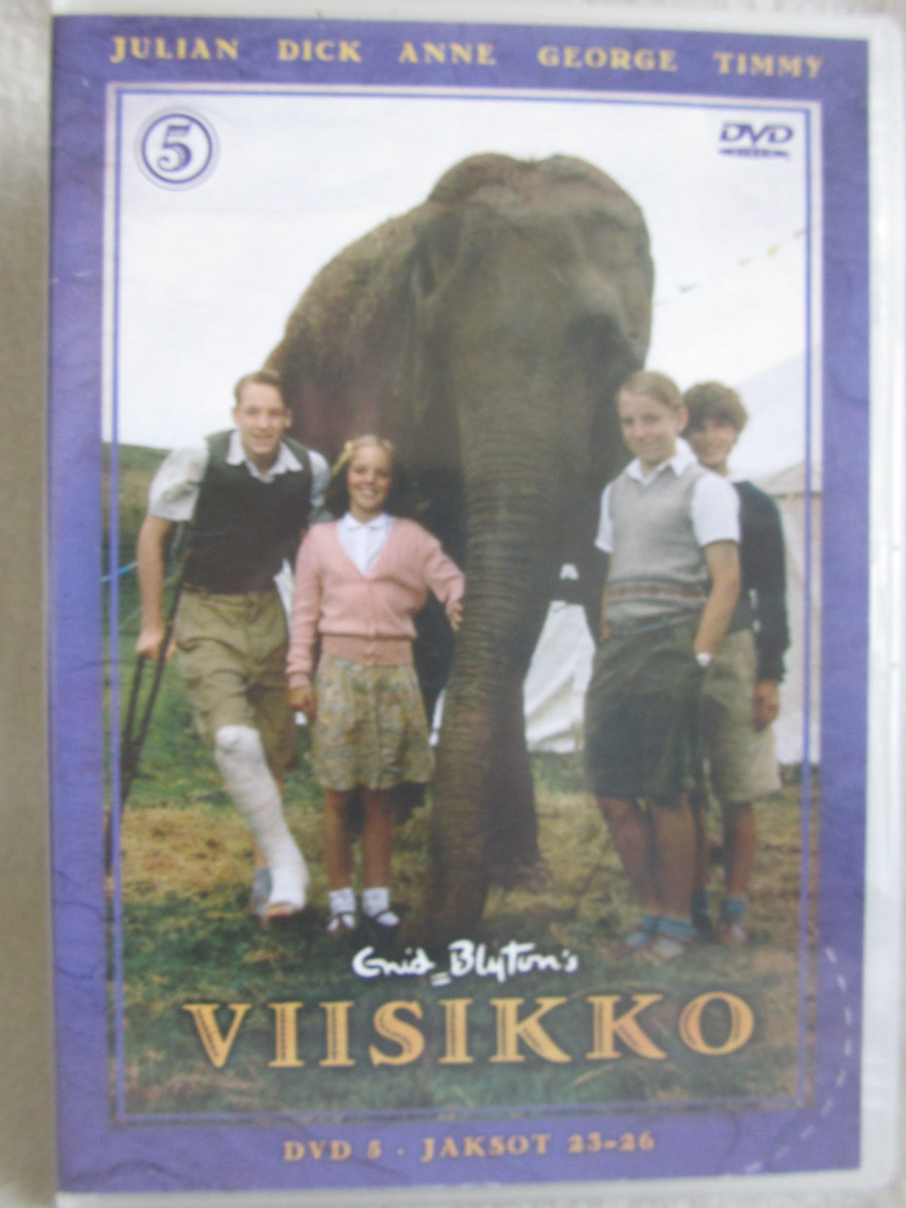 Viisikko 5 dvd