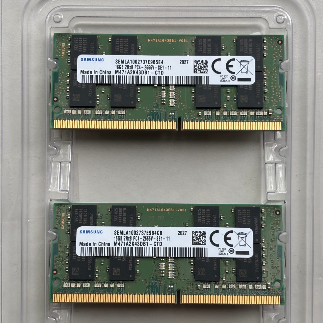 Samsung DDR4 RAM 32GB (2 x 16GB) 2666MHz SODIMM | Tori