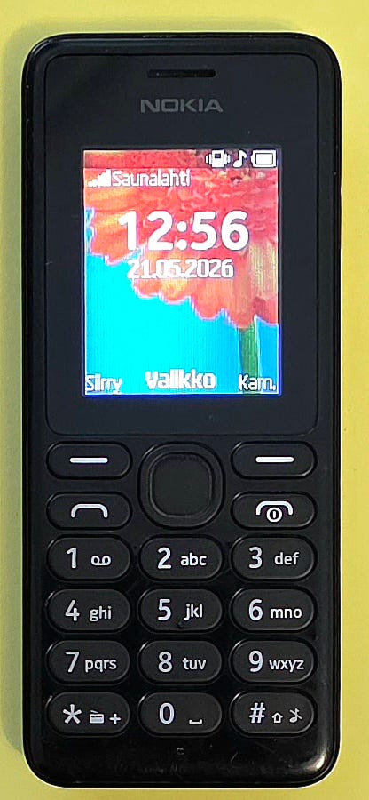 108 RM-945 musta 2G + uusi akku, testattu ja toimiva