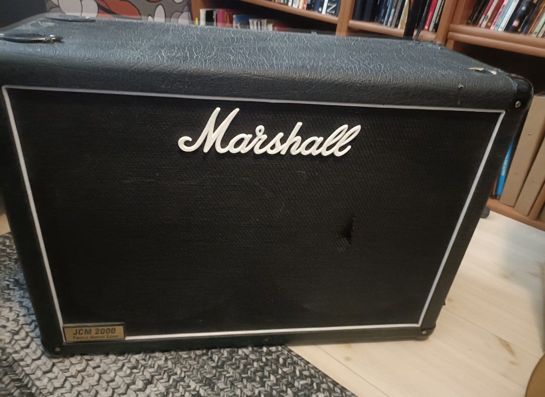 Marshall TSL60212 2x12 kitarakaappi Celestion G12 Vintage