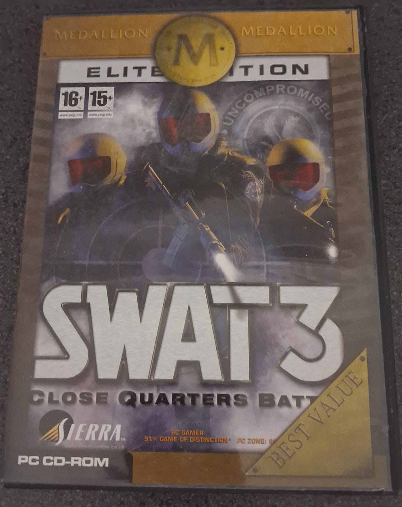 Sierra SWAT 3 Close Quarters Battle Elite Edition PC-peli