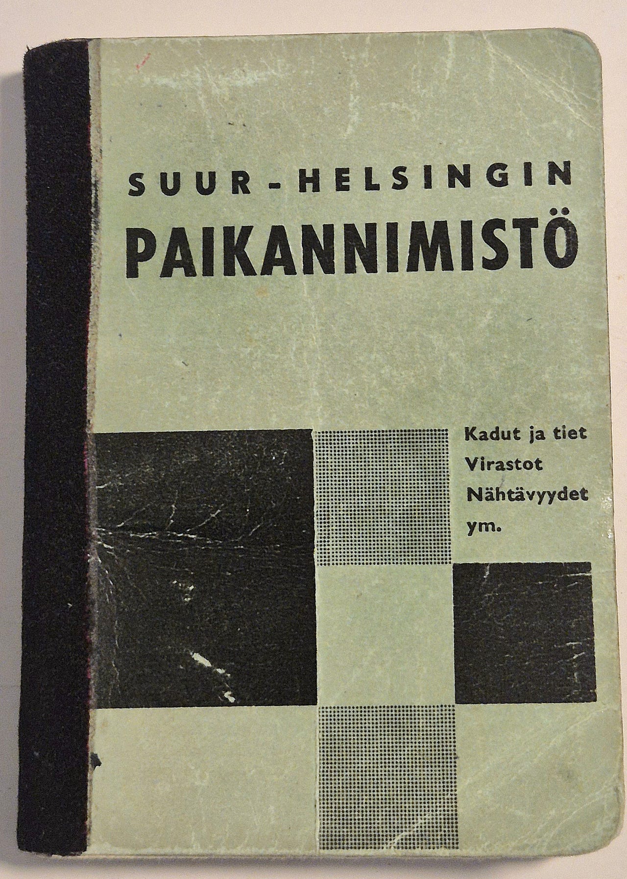 Suur-Helsingin paikannimistö 1961, vintage hakemisto