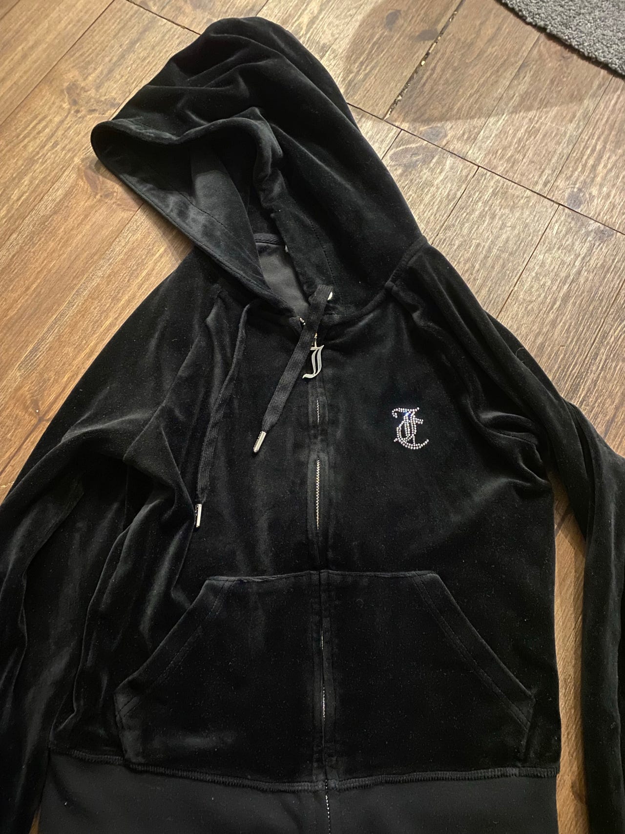 Juicy Couture huppari XS musta