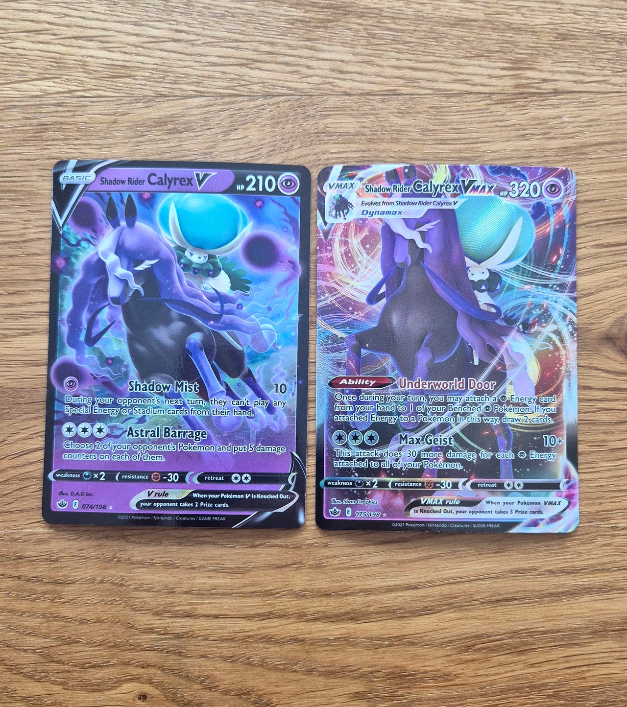 Shadow Rider Calyrex V ja VMAX ILMAINEN TOIMITUS | Tori