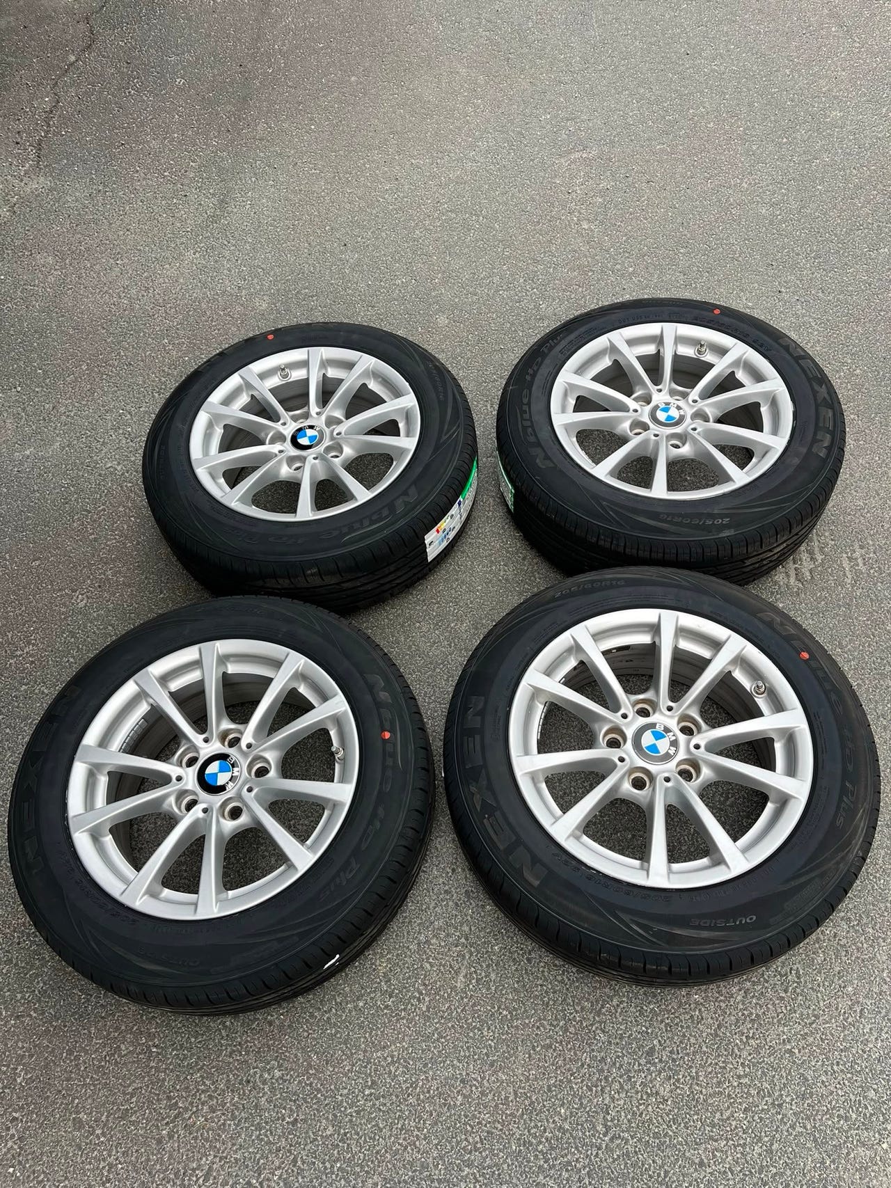 BMW F30 vanteet kesärenkailla 16”