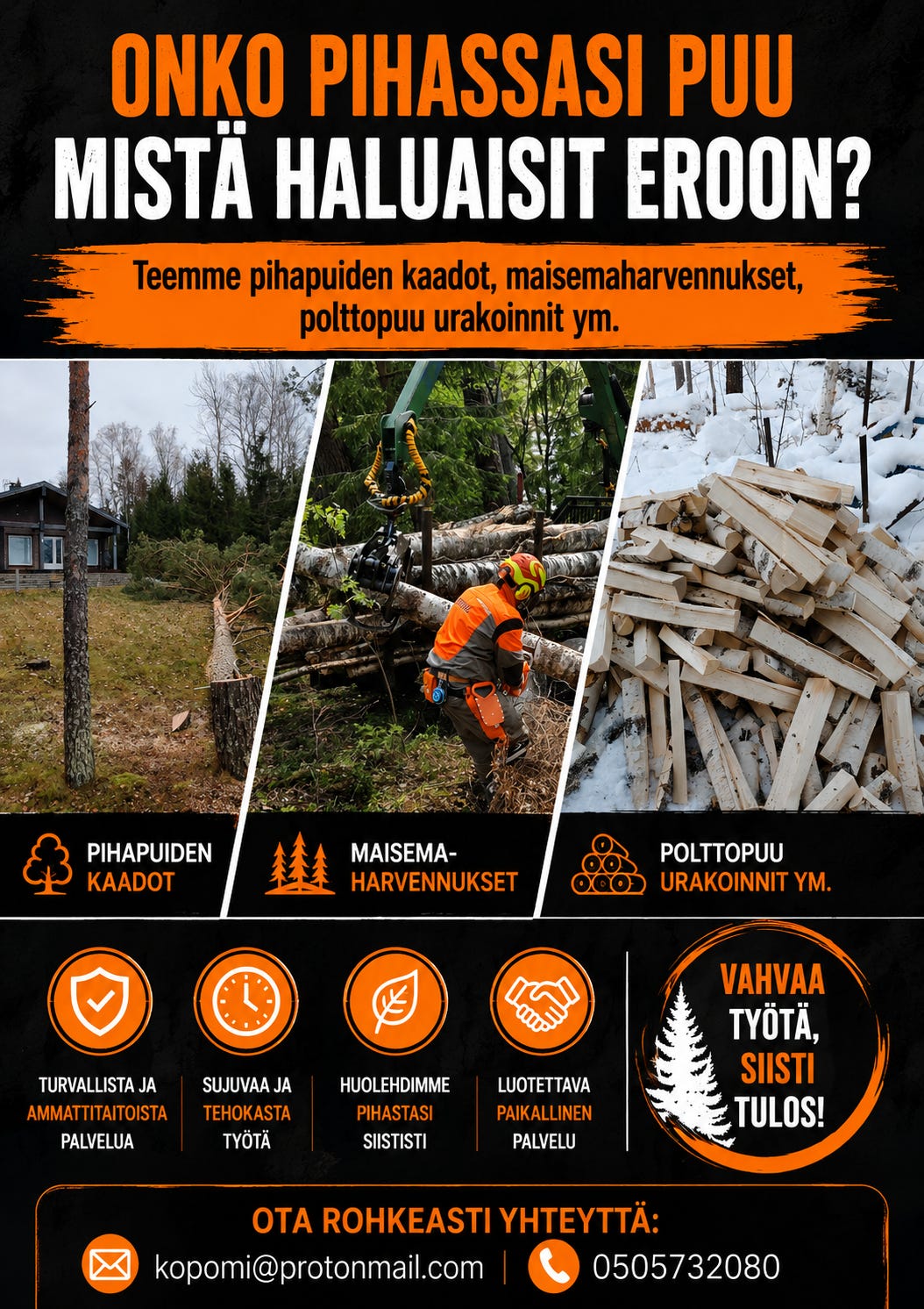 Metsurin töitä