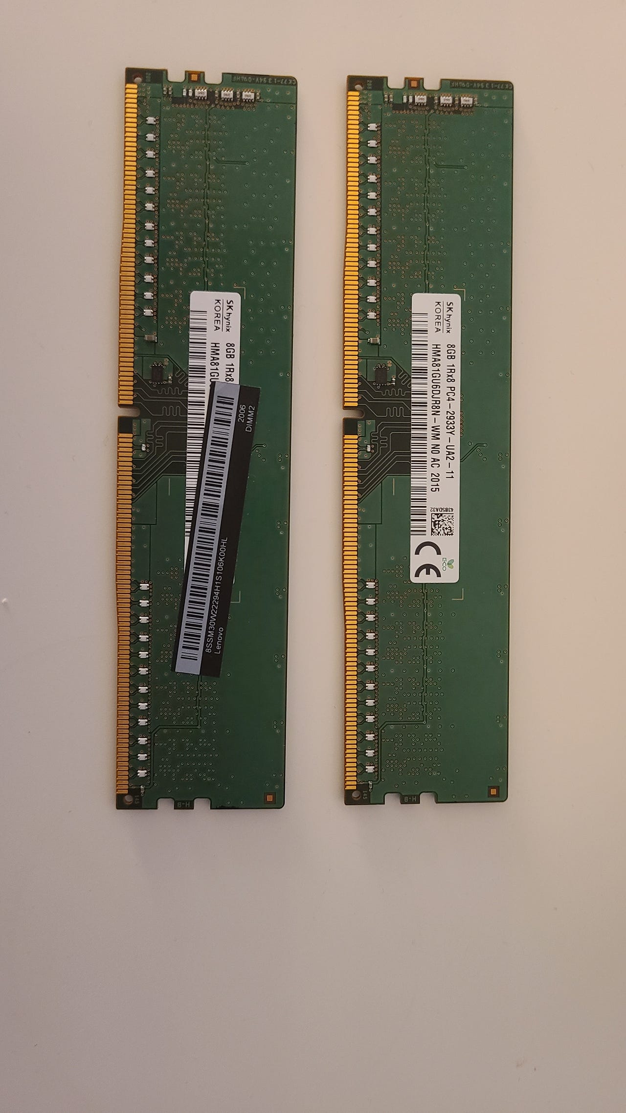 Lenovo SK hynix 16GB (2x8GB) DDR4 2933MHz UDIMM RAM | Tori