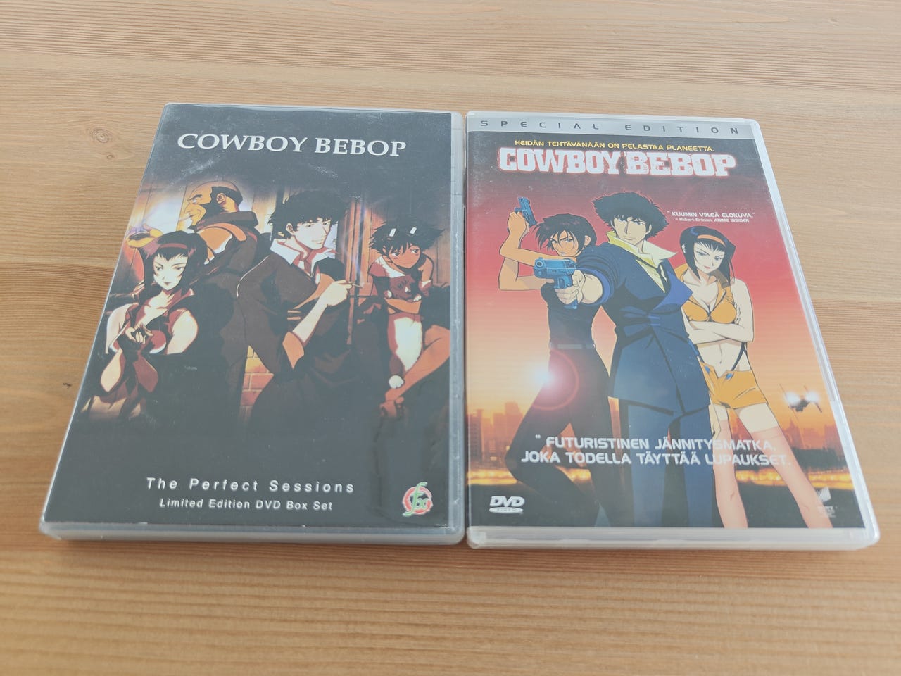 Cowboy Bebop The Perfect Sessions DVD-boksi ja Cowboy Bebop: The