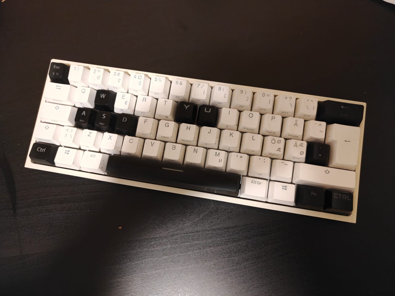 Ducky One 2 Mini mekaaninen näppäimistö valkoinen/musta