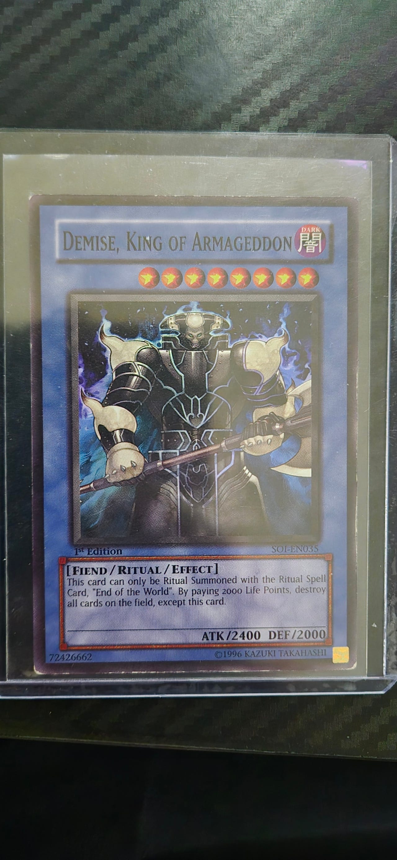 YuGiOh - Demise, King of Armageddon SOI-EN035 | Tori