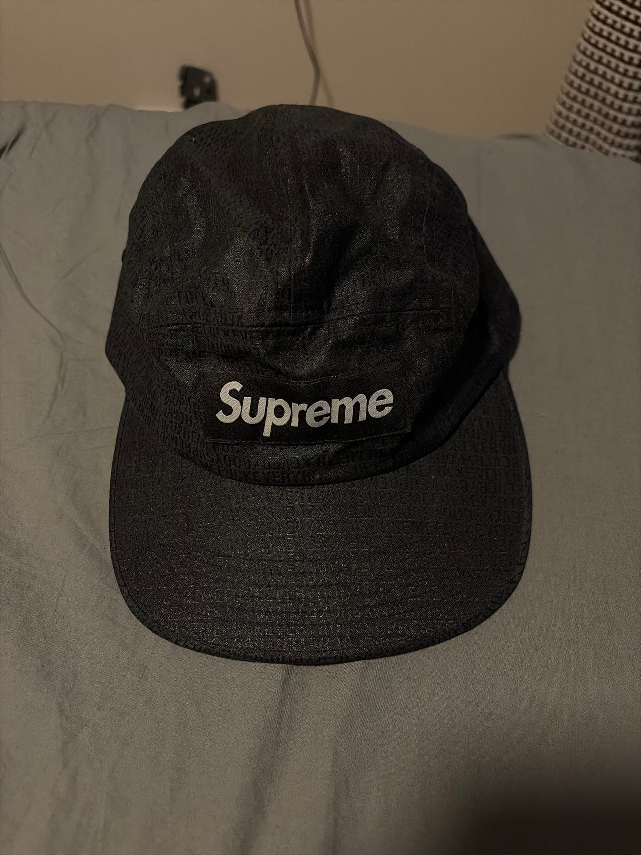 Supreme Fuck Everybody Jacquard Camp Cap