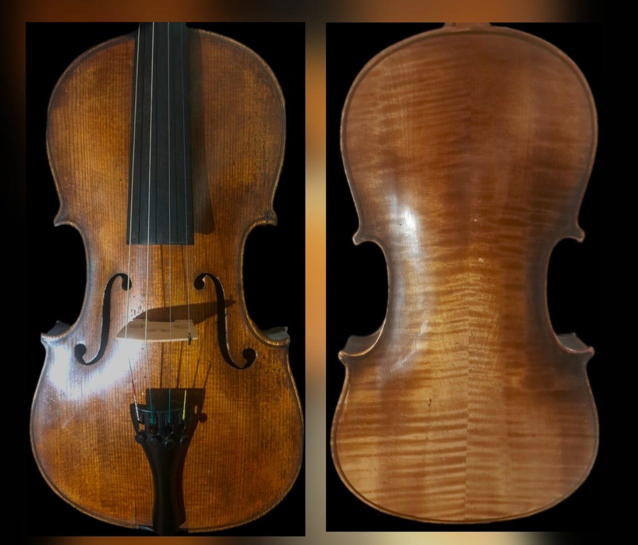N 100-vuotias 4/4 viulu (barokki/moderni-hybridi)