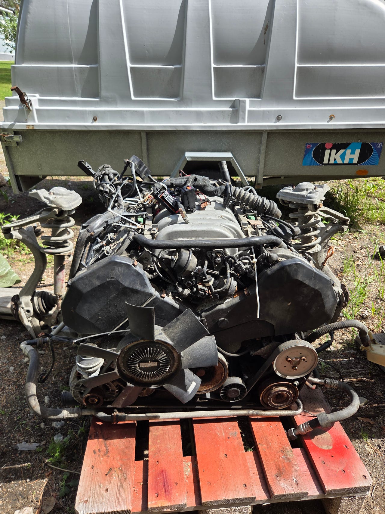 AUDI A6 C5 Avant 4.2 moottori ja vaihdelaatikko