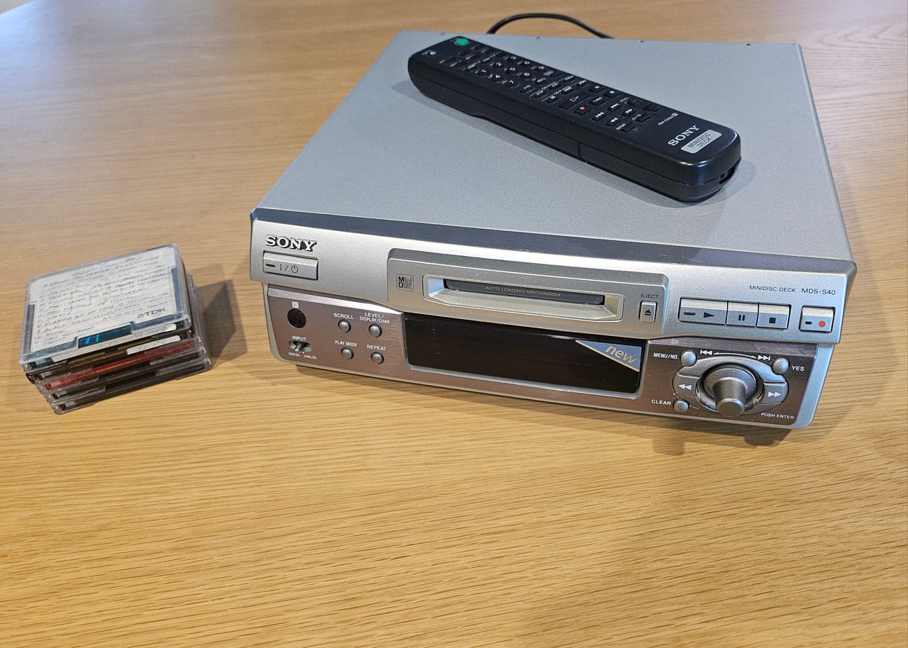 Sony MDS-S40 MiniDisc-soitin | Tori