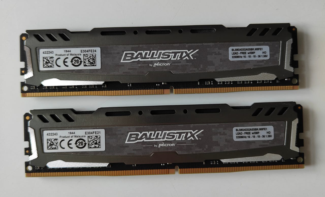 Crucial Ballistix Sport LT 16GB (2 x 8GB) DDR4 3200MHz | Tori