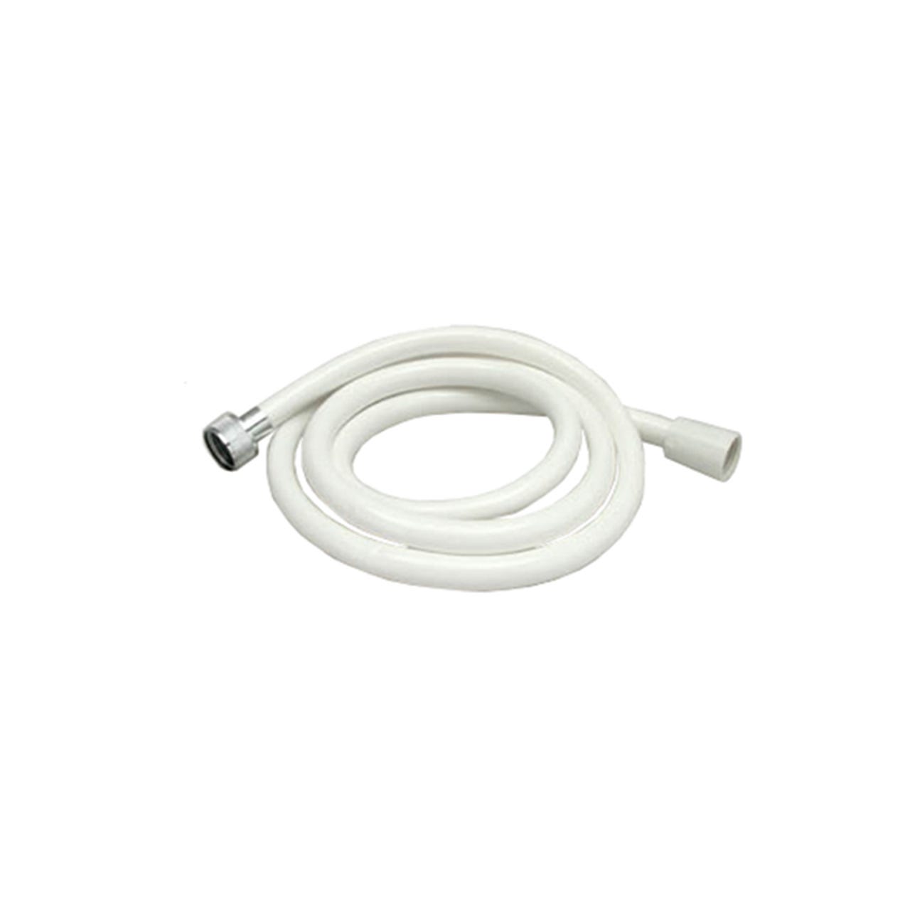 Suihkuletku 150 cm muovi valkoinen