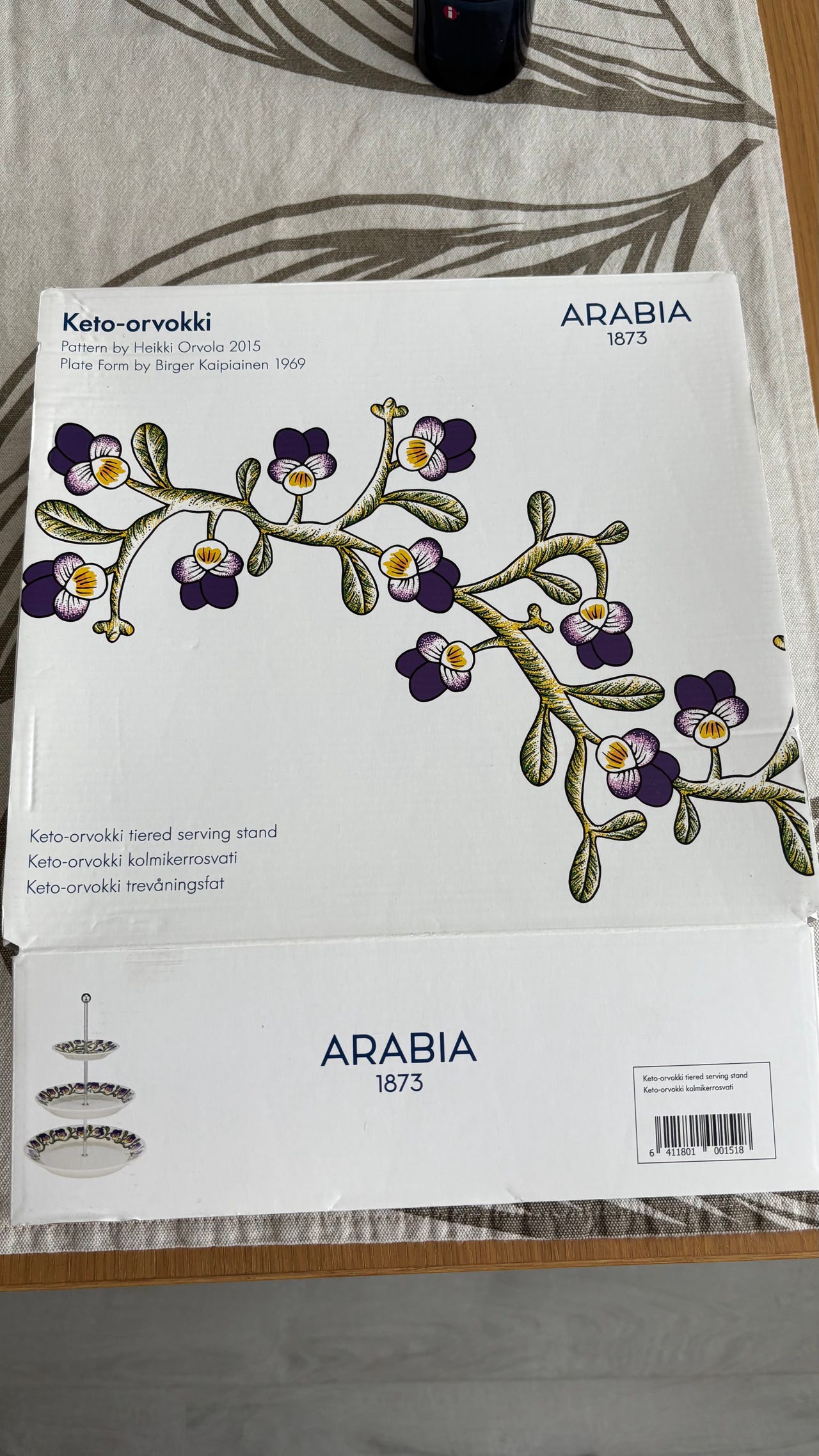 Arabia Keto-orvokki kolmikerrosvati | Tori
