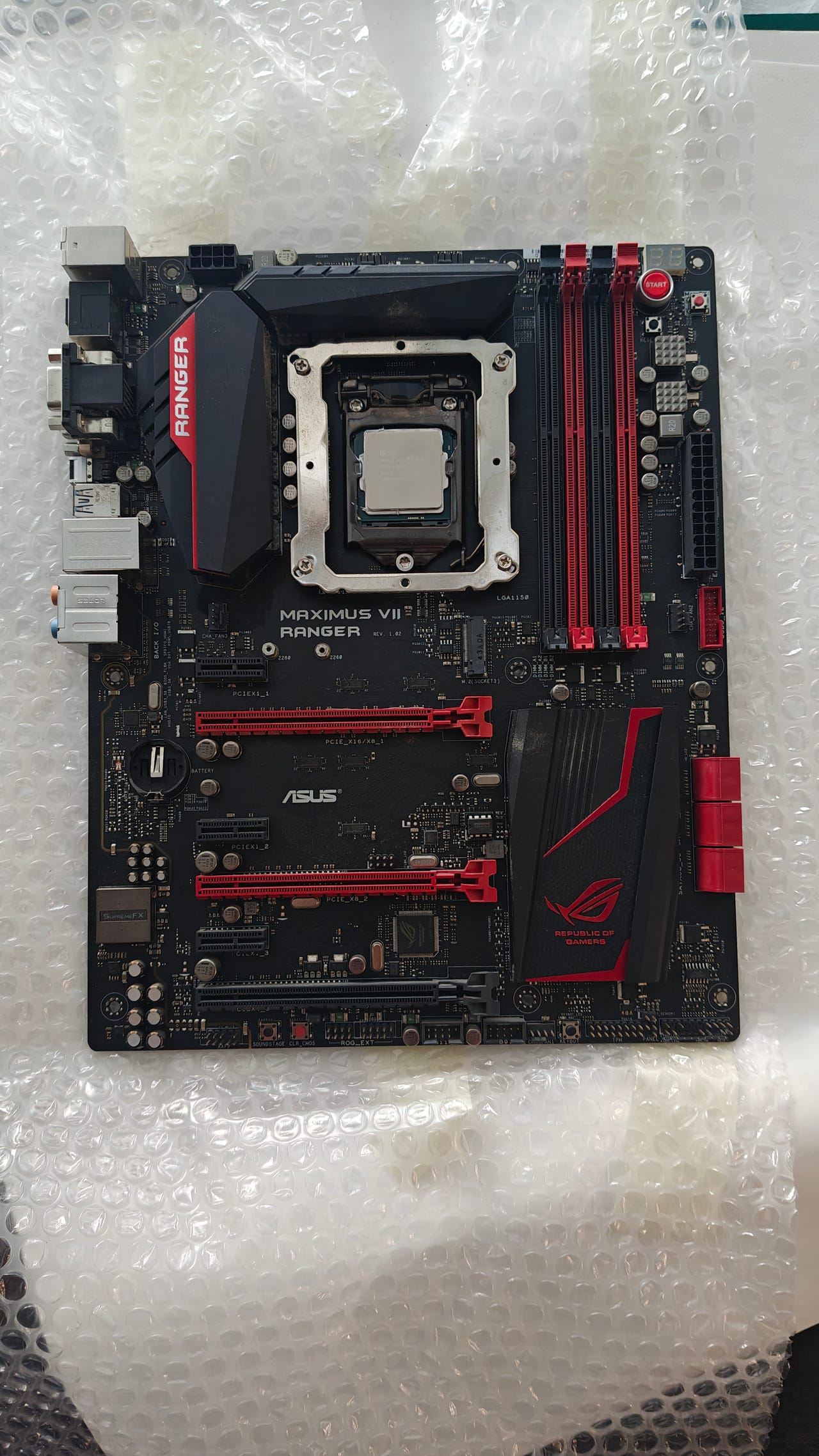 Asus ROG Maximus VII Ranger emolevy + Intel Core i7-4790k